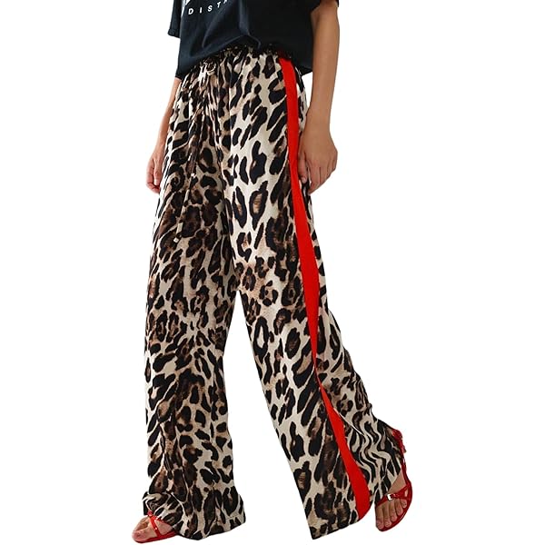 Artistic Flair: Wide Leg Pants with Bold Prints