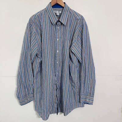 Tailored Twill Skirt and Striped Button-Up