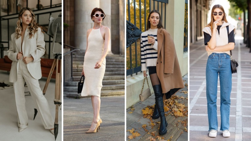 Monochrome Neutrals with Textured Accessories