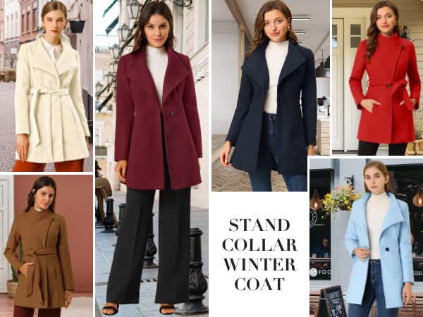 Longline Coats with Statement Belts for Shape