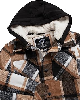 Urban Layers: Hoodie and Plaid Coat Combo