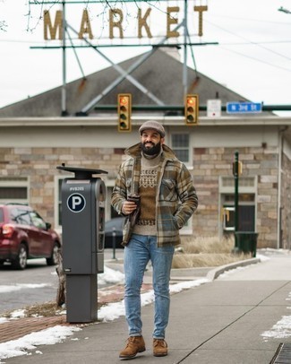 Rugged Timberland Boots with Flannel Shirts and Denim Jackets