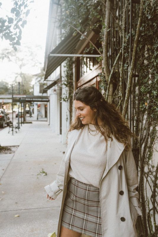 Textured Tweed and Trench: A Winter Romance