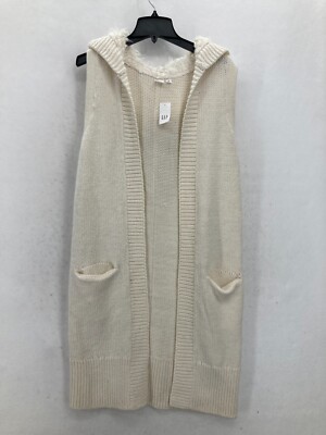 Textured Knit Dress Layered with Longline Vest