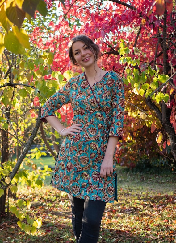 Floral Dresses Meet Red Tights for Feminine Flair