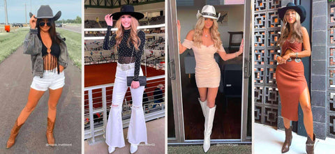 Layered Lace and Leather for Feminine Edge