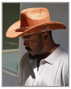 Western Hat and Embroidered Jacket Statement