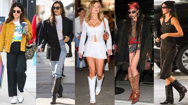 Classic Cowboy Boots with Embroidered Details