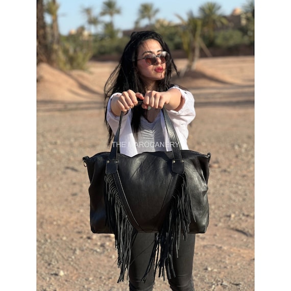 Leather Fringe Handbags for Boho Vibes