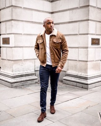 Casual Cool with Denim and White Tee