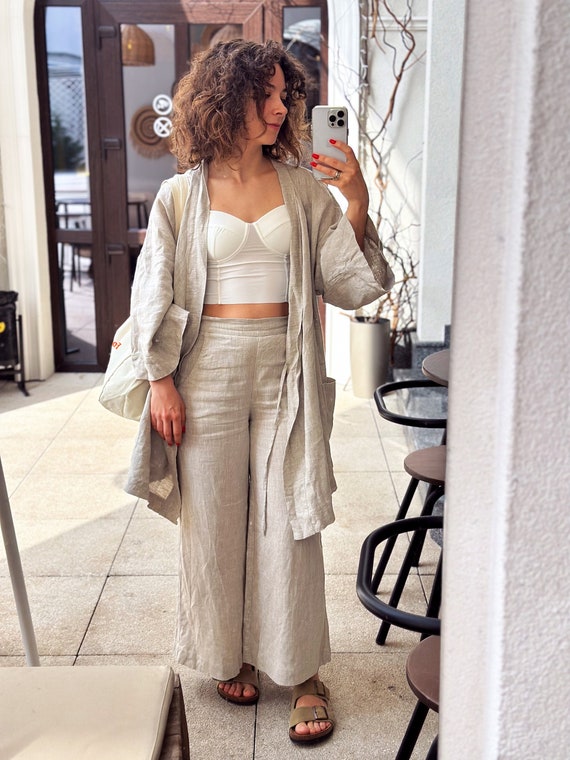 Coast to City: Beachy Linen Shorts and Sandals