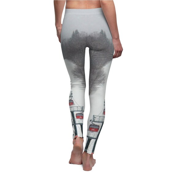 Leggings with Graphic Prints for Edge and Warmth
