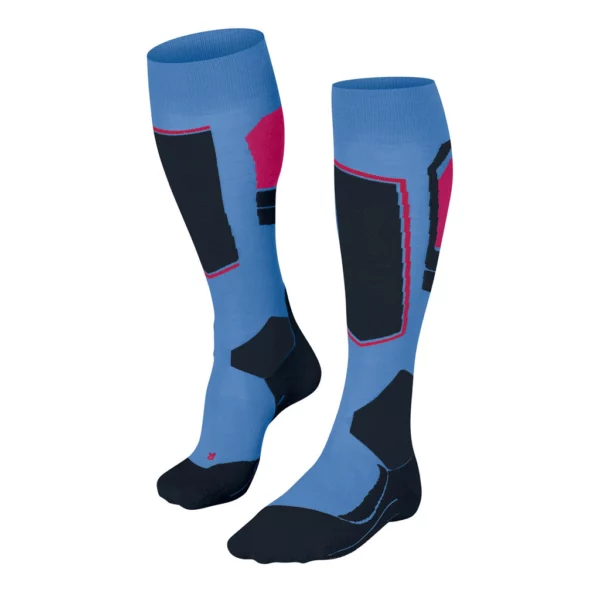 Ski Boots Styled with Color Coordinated Socks