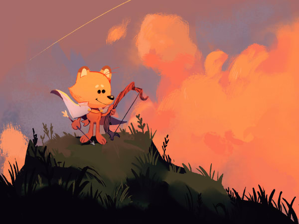 Little bunny in the meadow