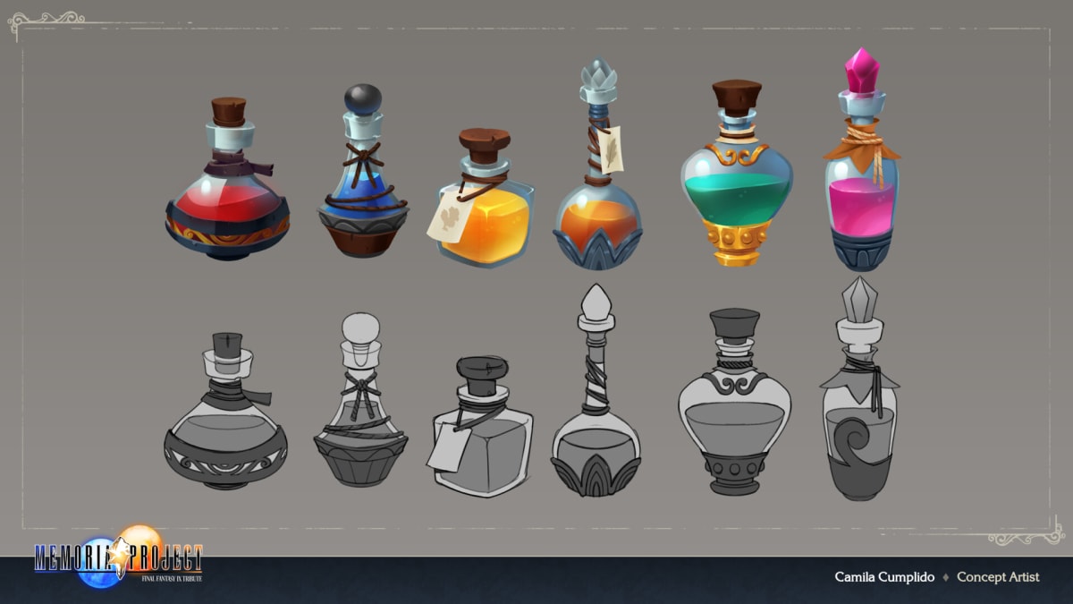 Final Fantasy IX Memoria Project Potions