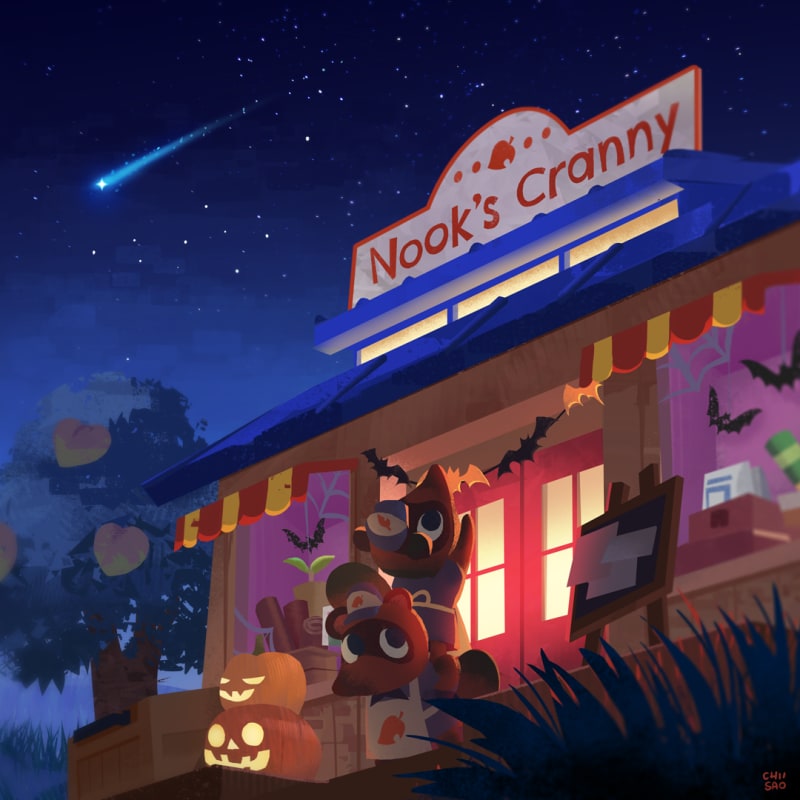 Nook's Cranny at night
