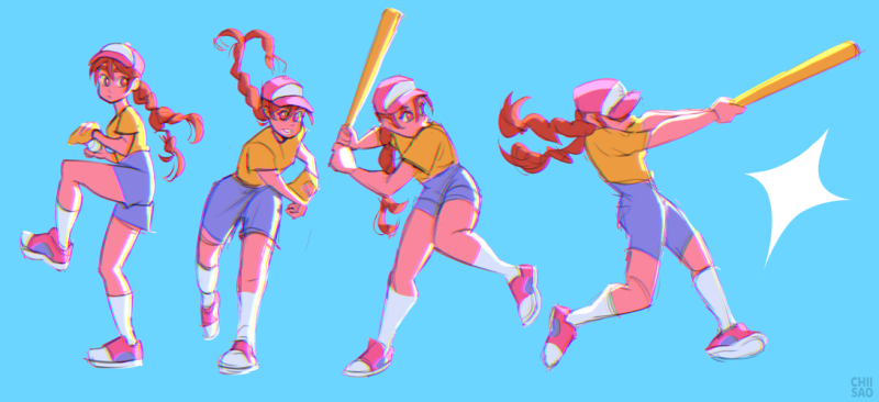 Bat Girl Character Design