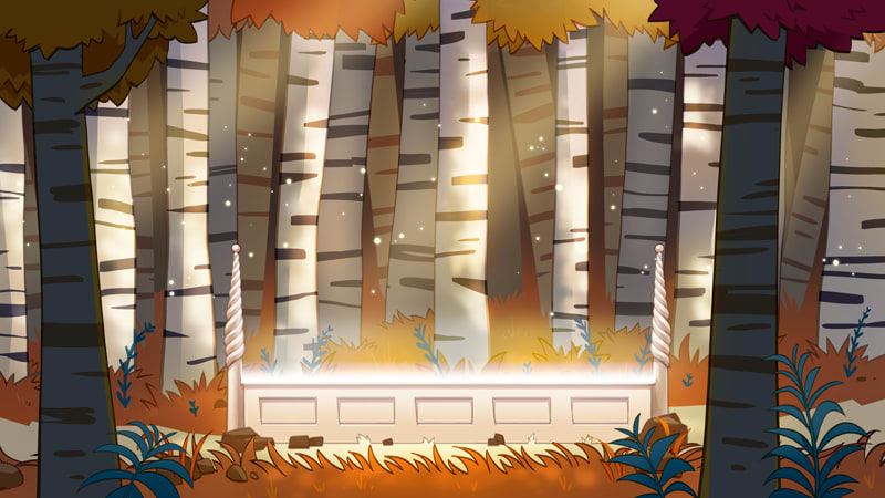 Cartoon Background Woods