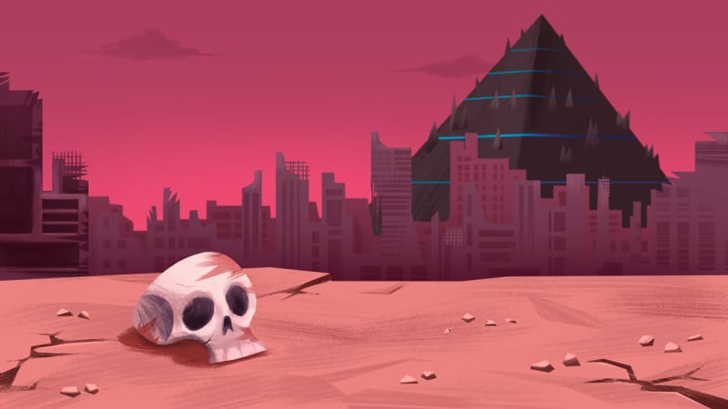 Spooky Cartoon Background