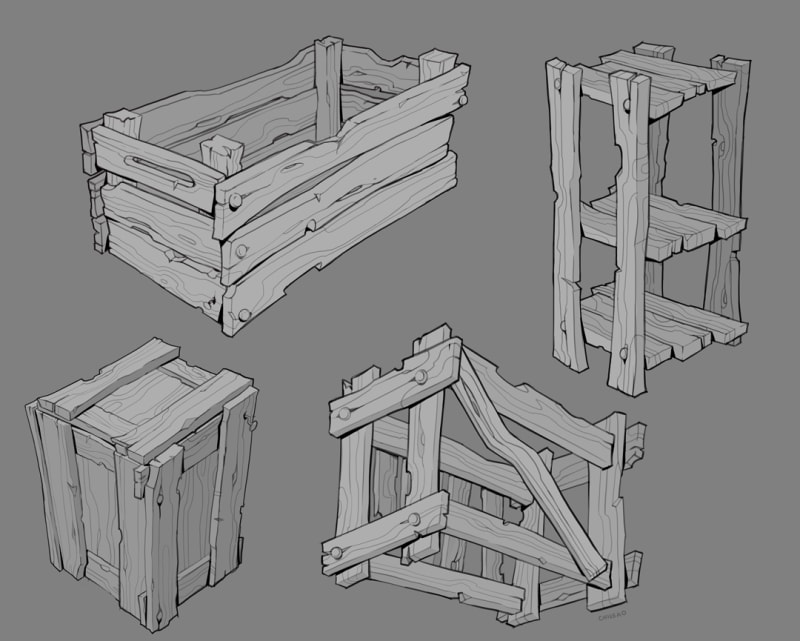 Boxes Props Design