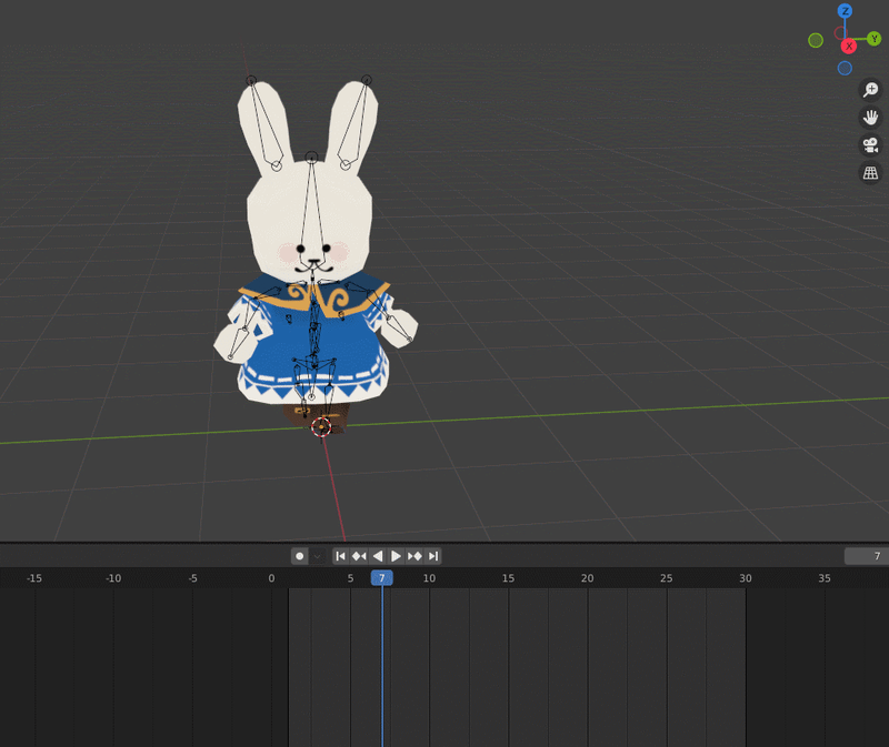 Bunny Rig Animation