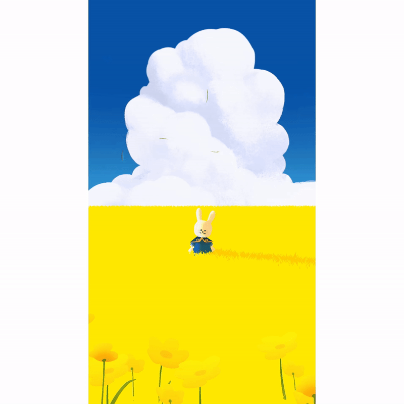 Bunny Scene 3D