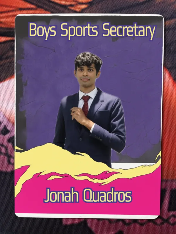 Jonah Fernandes - Boys Sports Secretary