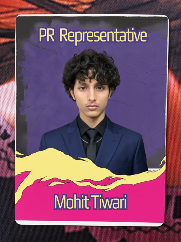 Mohit Tiwari - PR Representative