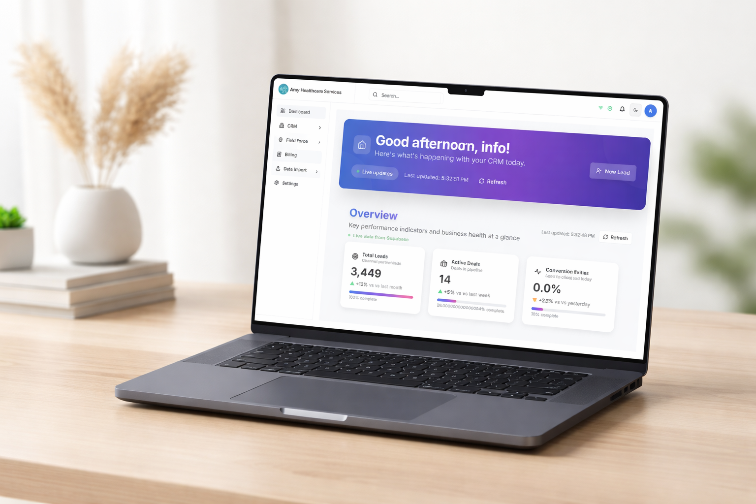 AmyHealth — Command Center