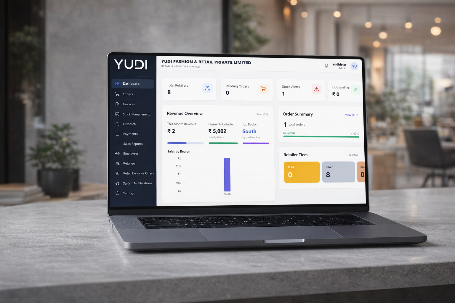 Yudi Retail — Omni-Channel Engine