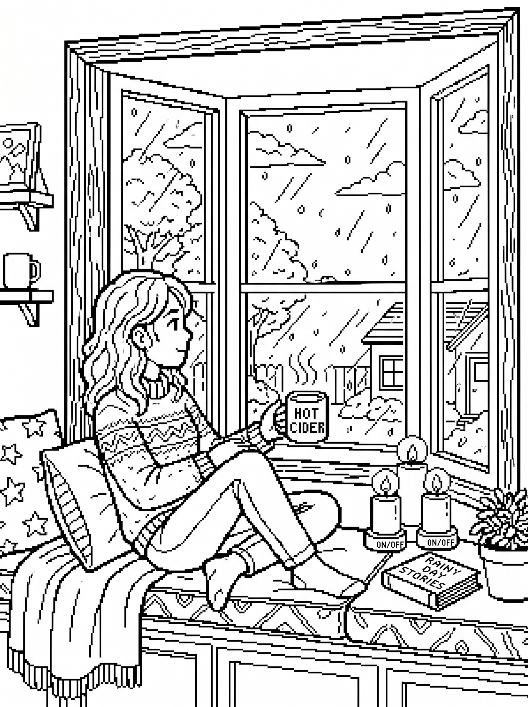 Coloring Page BW 2