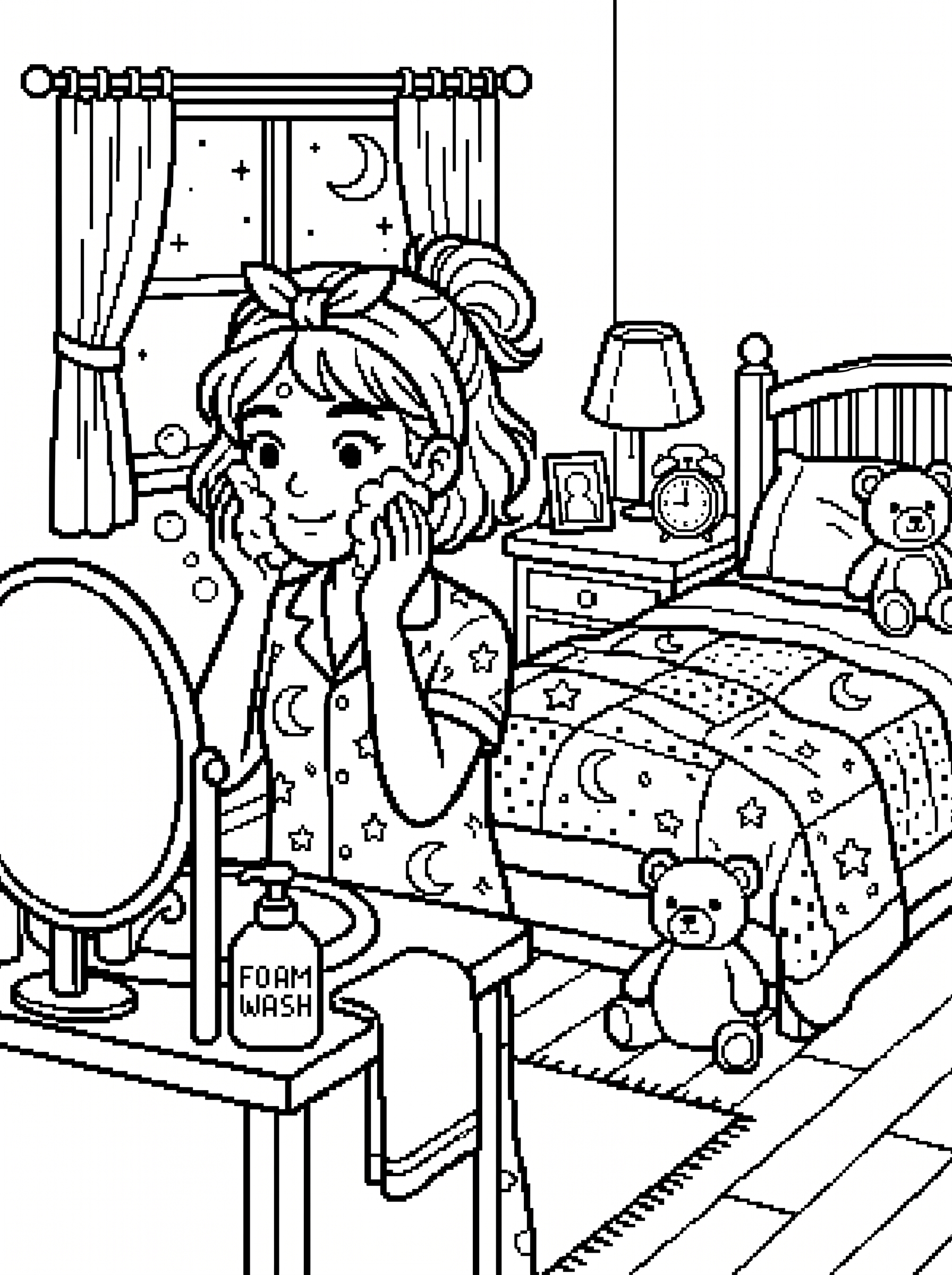 Coloring Page BW 4