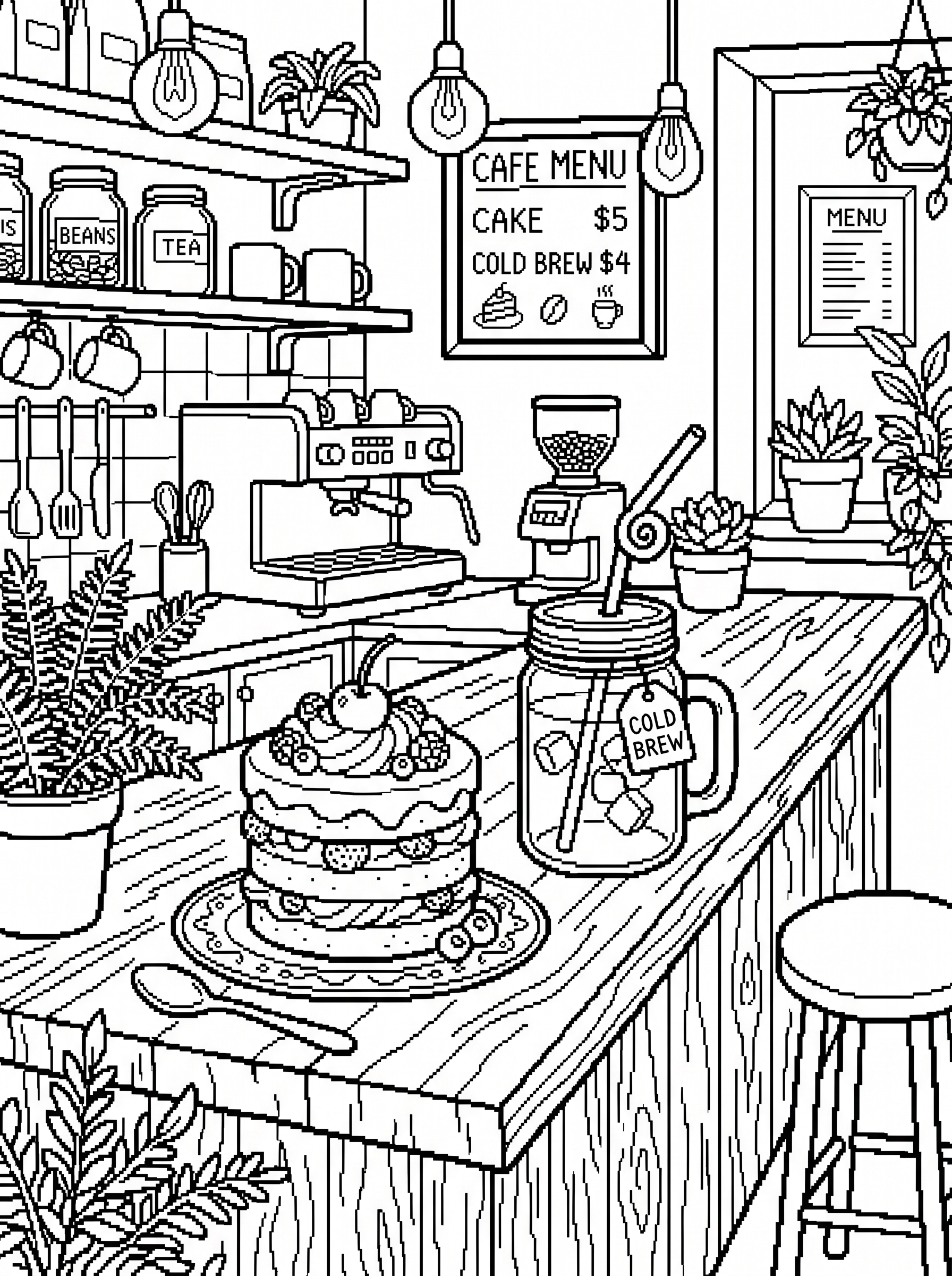 Coloring Page BW 5