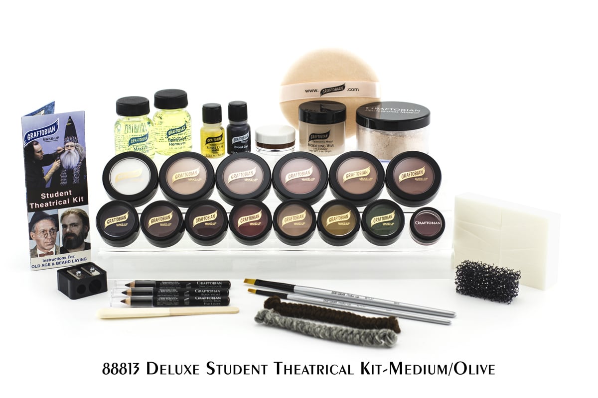 Deluxe Student Theatrical Makeup Kit - Stage Makeup Kit Deluxe Student Theatrical Makeup Kit - Stage Makeup Kit