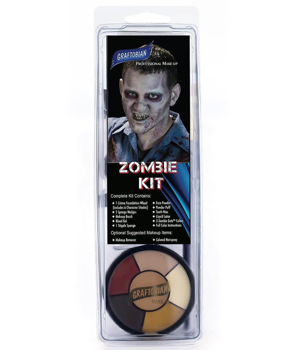 Zombie Makeup Kit Graftobian Make Up - Zombie Makeup Kit Professional Zombie Makeup Kit Graftobian Make Up - Zombie Makeup Kit Professional