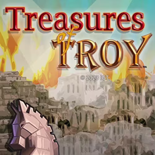 Logo della slot Treasures of Troy