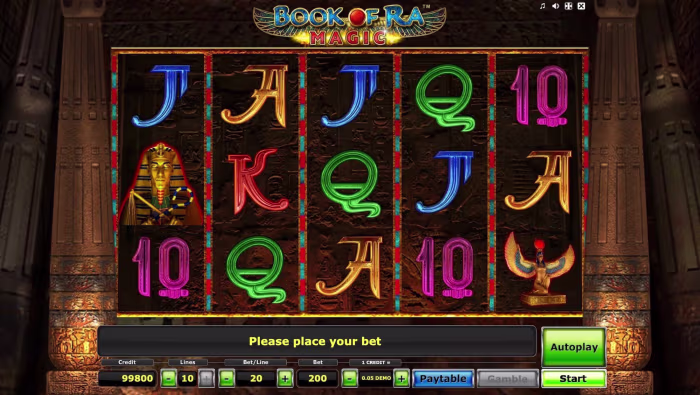 Logo della slot Book of Ra Magic Logo della slot Book of Ra Magic