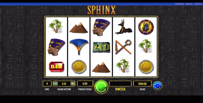 Logo della slot Sphinx Wild