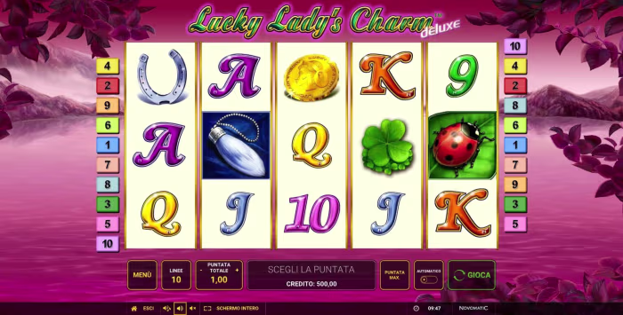 Logo della slot Lucky Lady’s Charm Deluxe