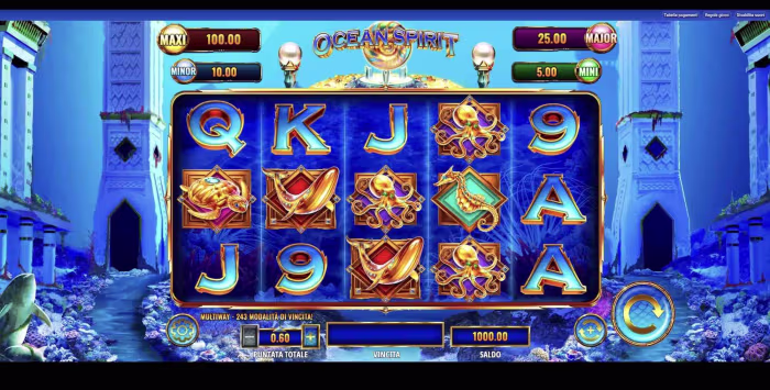 Logo della slot Ocean Spirit