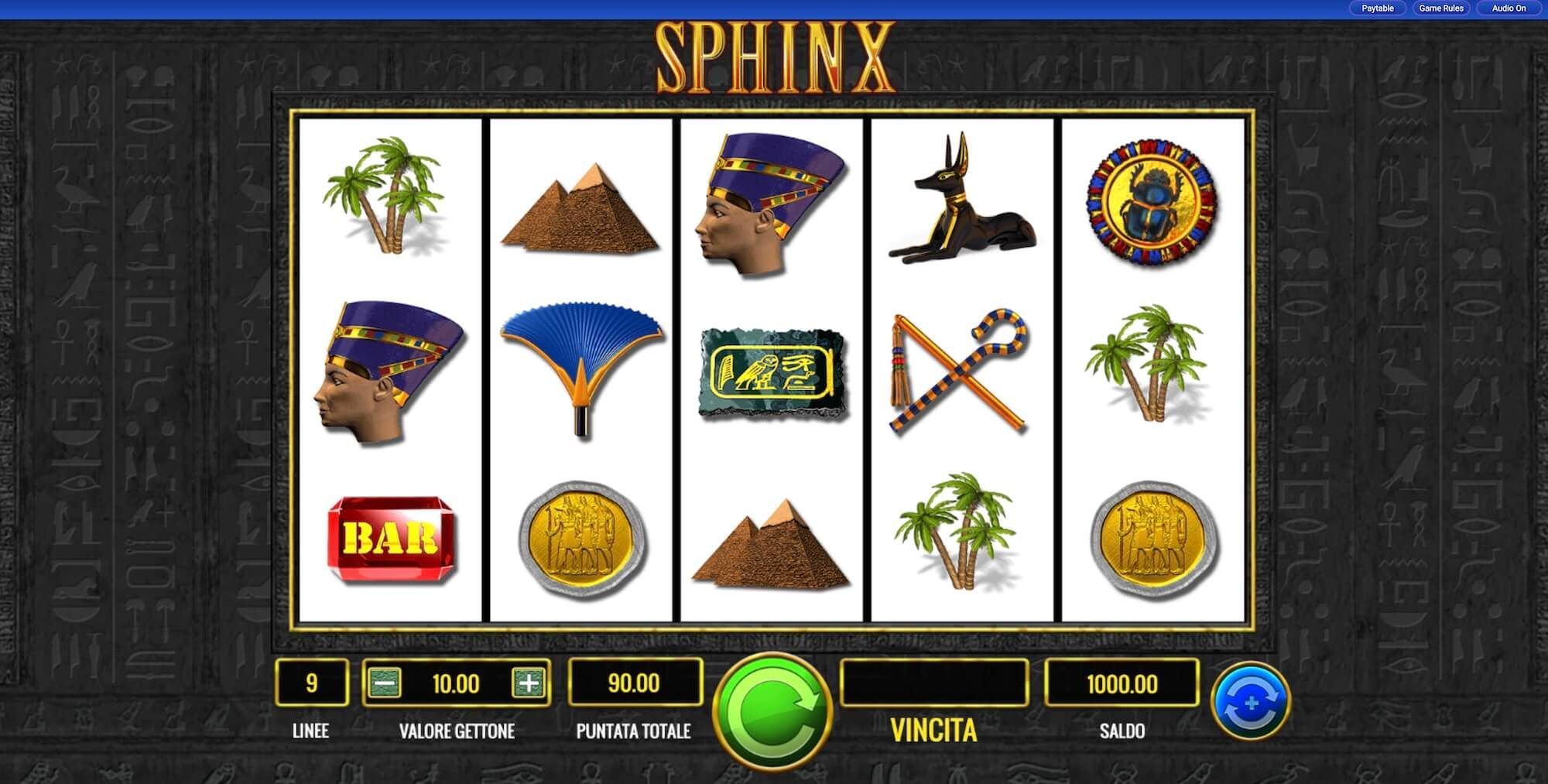 Logo della slot Sphinx Logo della slot Sphinx