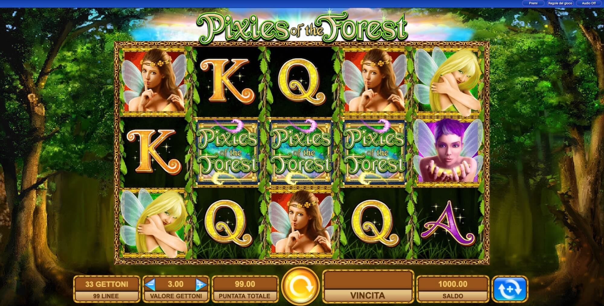 Logo della slot Pixies The Forest