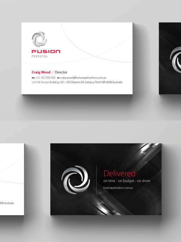 Fusion Applications business cards
