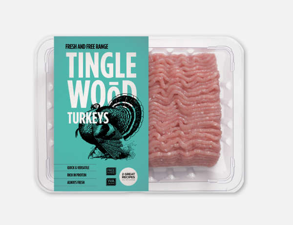 Tinglewood Turkeys packaging design concept