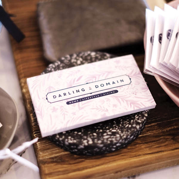 Darling and Domain business cards