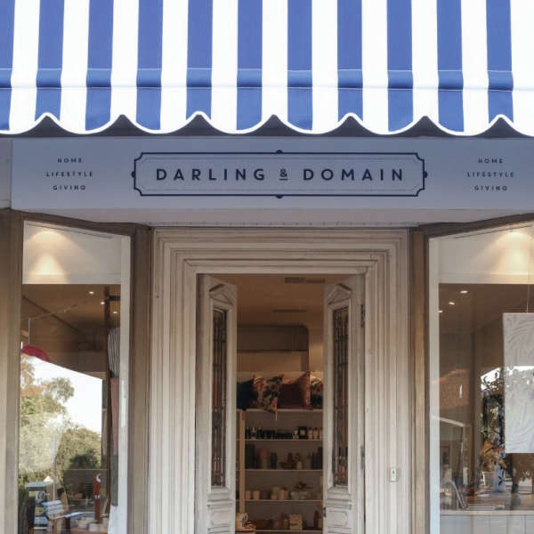 Darling and Domain shop sinage