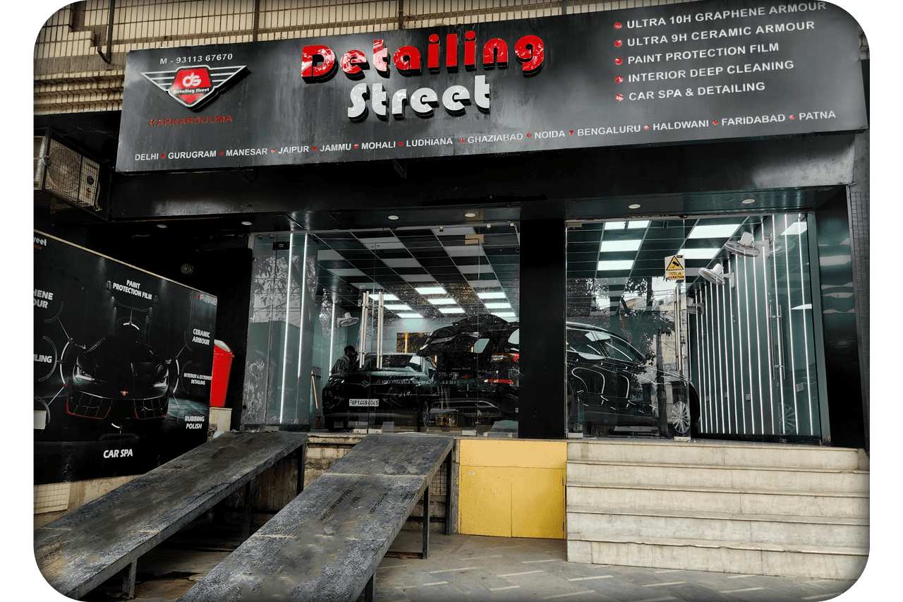 Detailing Street Workshop in Karkardooma, Delhi - Professional Car Detailing Services