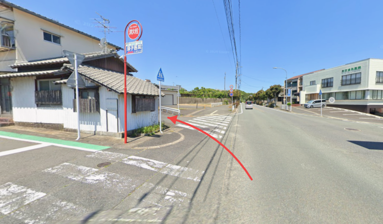 心月殿入口目印