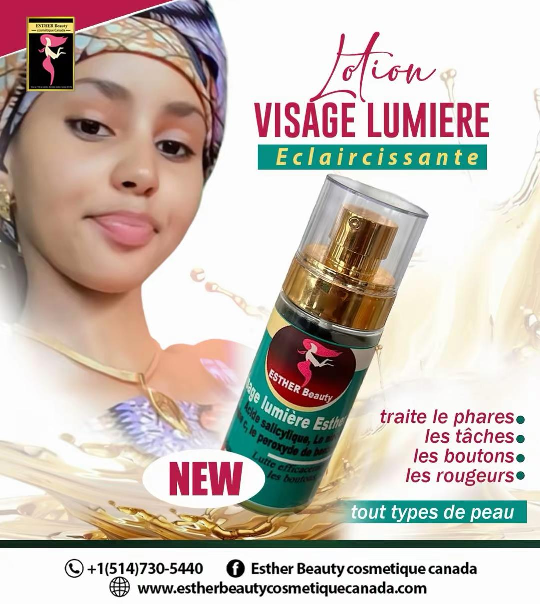 Lotion visage lumière