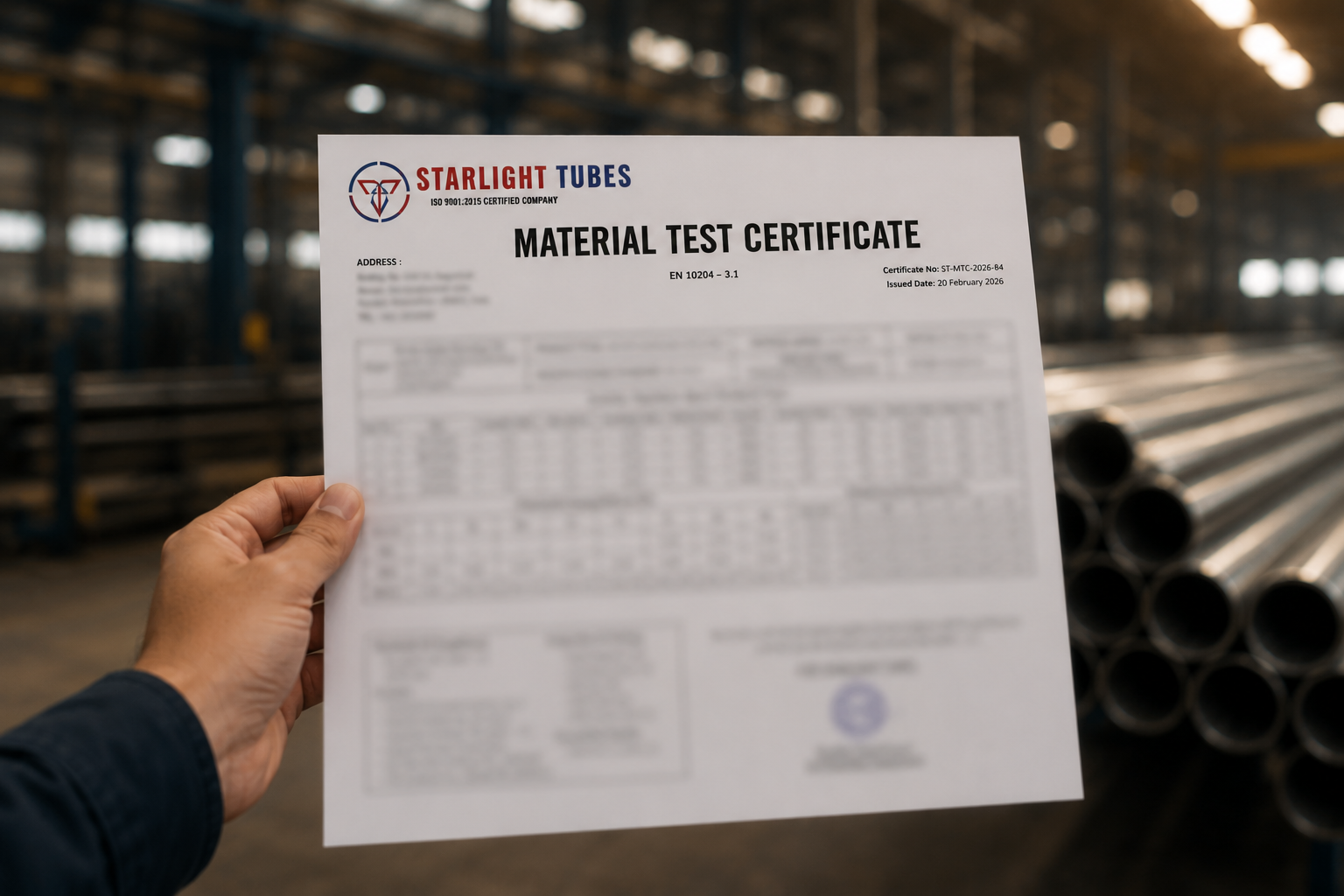 How to Read a Mill Test Certificate (MTC) — Complete Guide